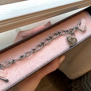 Juicy Couture Silver charm bracelet